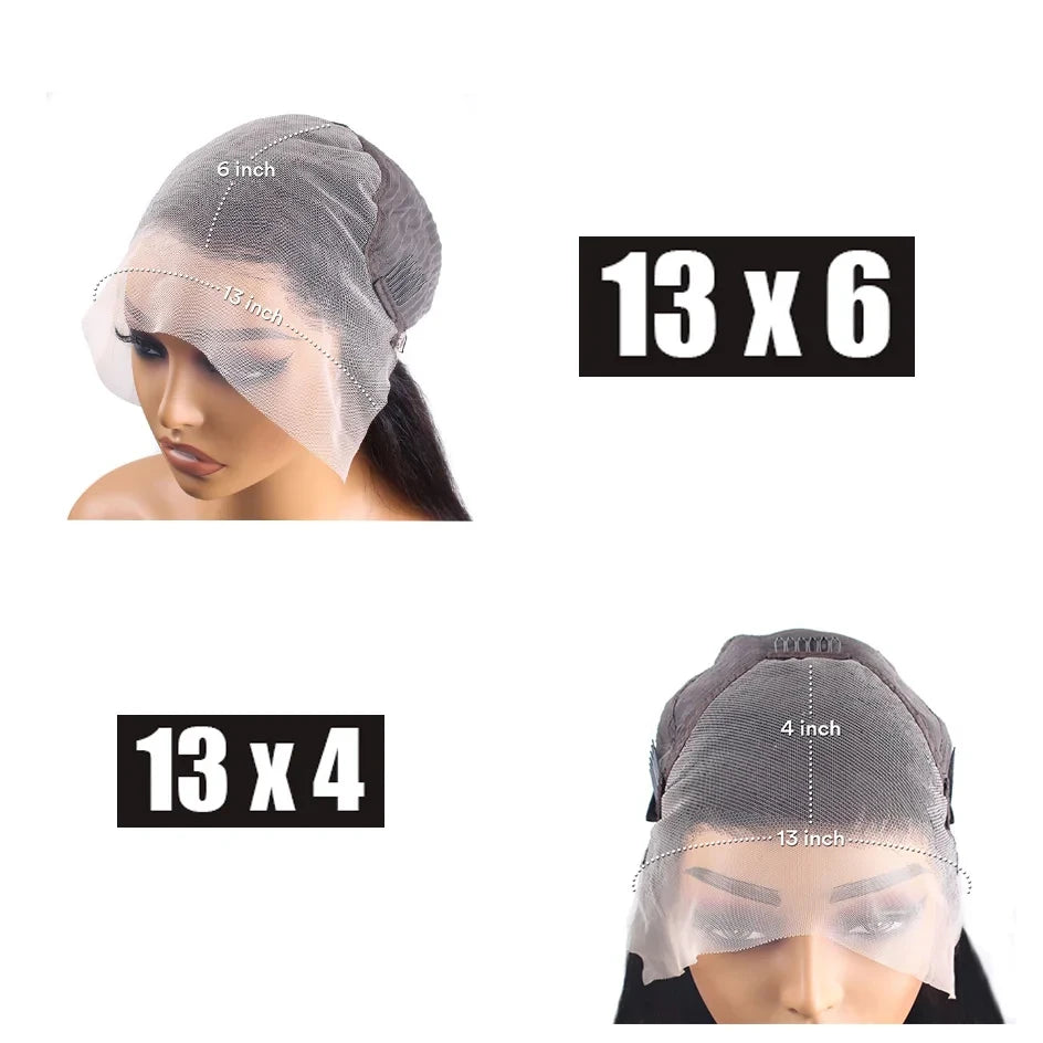 13x6 HD Lace Frontal Wig 613 Blonde Deep Wave 13x4 Transparent Lace Curly Human Hair Wigs Blonde Water Wave Wig for Women